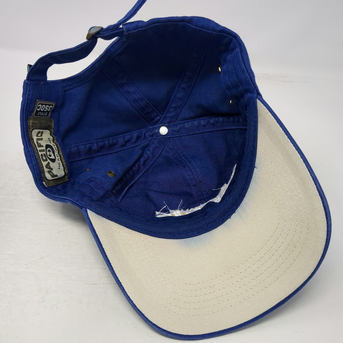 Pacific Headwear Seton Hall Tennis Baseball Cap Blue One Size Embroidered Hat