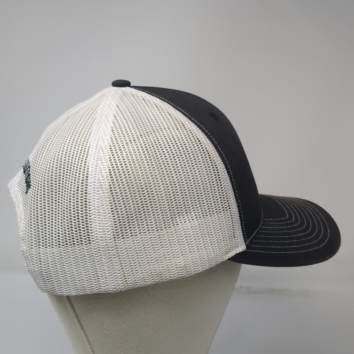 Richardson Trucker Hat Black One Size Wesco Elko NV Mining Solutions Snapback