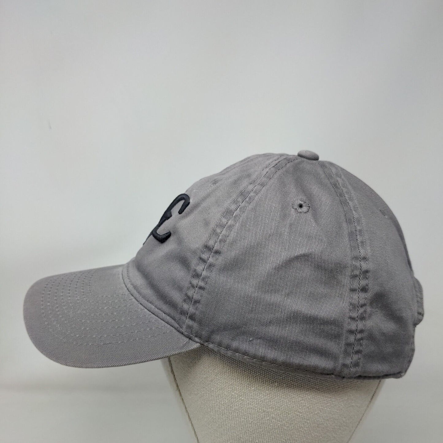 LVG Slideback Hat Gray One Size Adjustable Embroidered 6 Panel Legacy