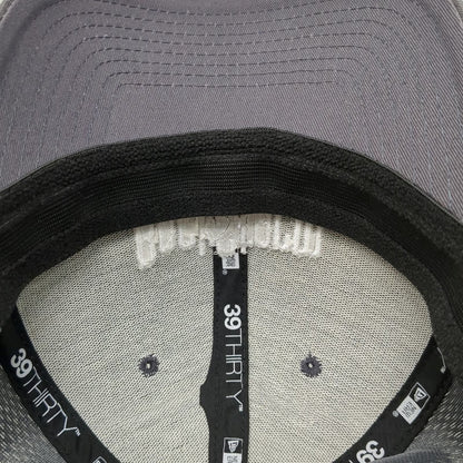 New Era Baseball Cap Gray L RockStorm Smith Bits Mesh Stretch Fit Hat