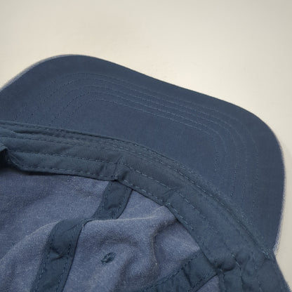 Unbranded Strapback Hat Dark Denim Blue One Size Adjustable 6 Panel
