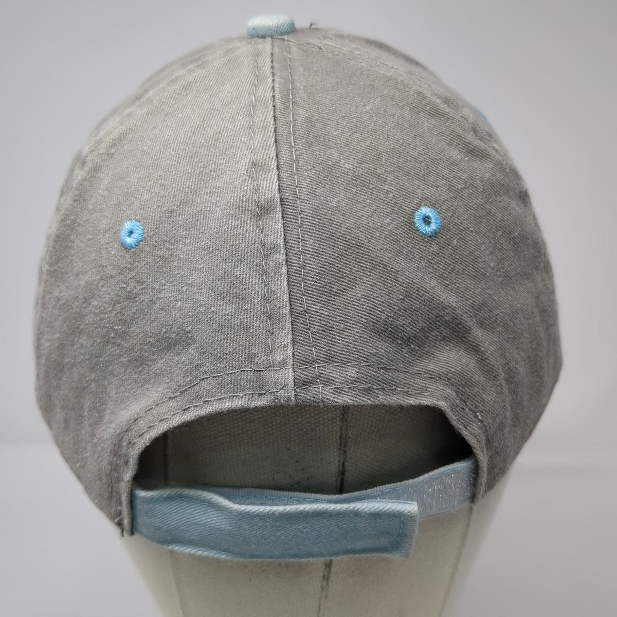 Lucky 7 Baseball Cap Gray Blue One Size Wildwood New Jersey Strapback Cotton hat