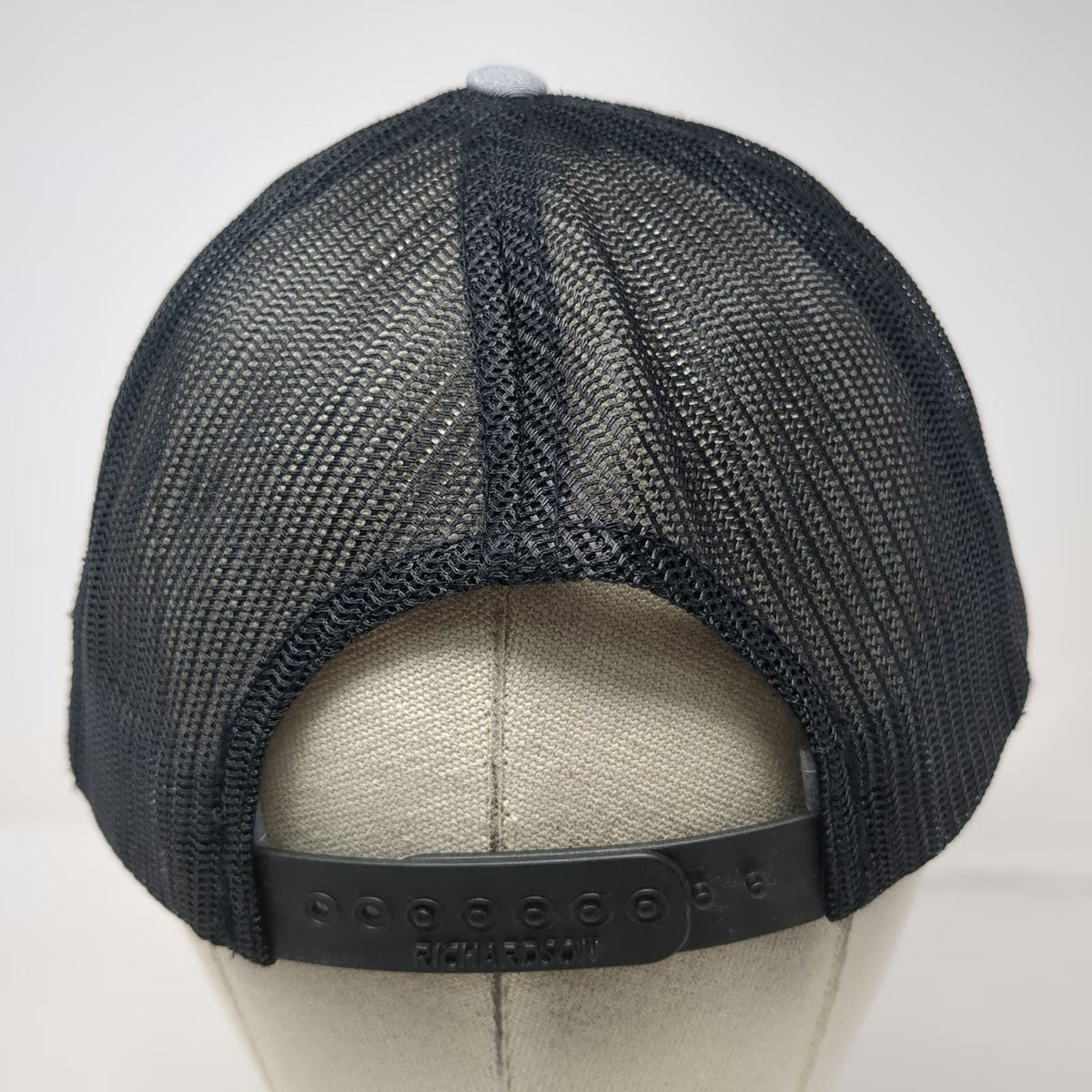 Richardson Trucker Hat Gray One Size Snapback Portapros Mesh Patch Logo Hat