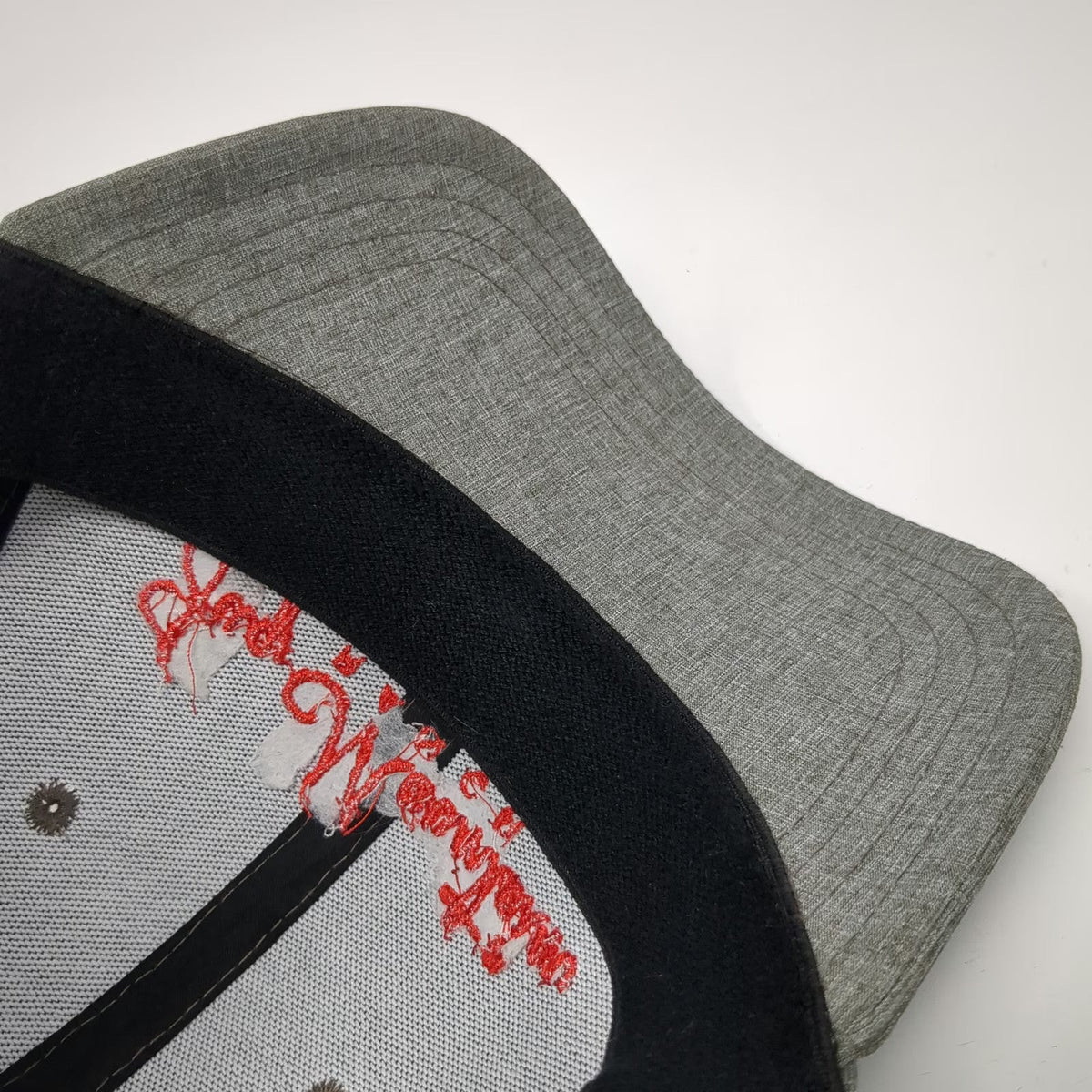 Pukka Baseball Cap Gray M Fitted Jug Mountain Ranch Heathered Stretch Fit Hat