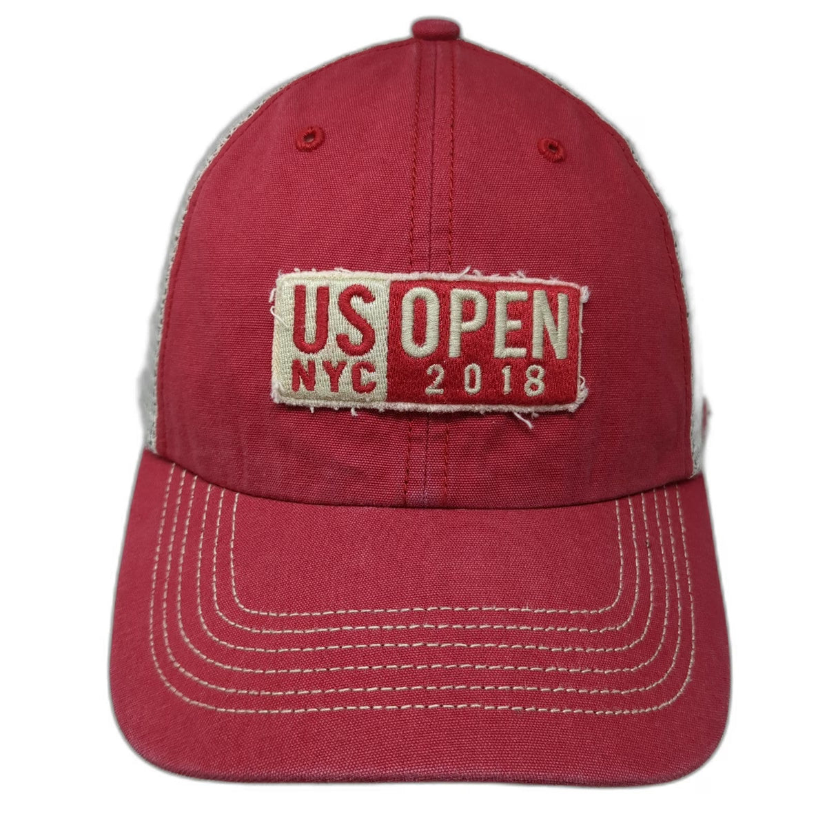 '47 US Open NYC 2018 50 Years Mesh Back Red White Baseball Cap Hat OSFM Tennis
