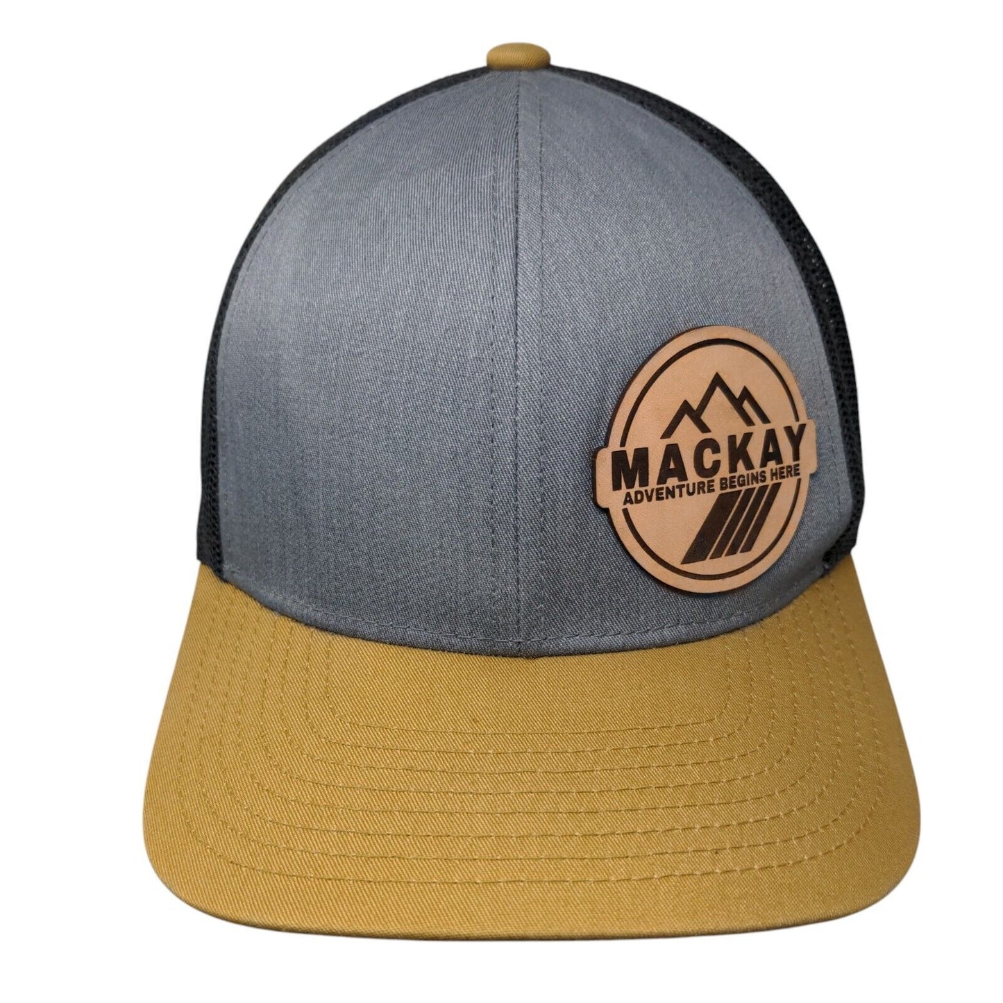 Mackay Adventure Begins Here Snapback Trucker Hat Multi OS Pacific Headwear