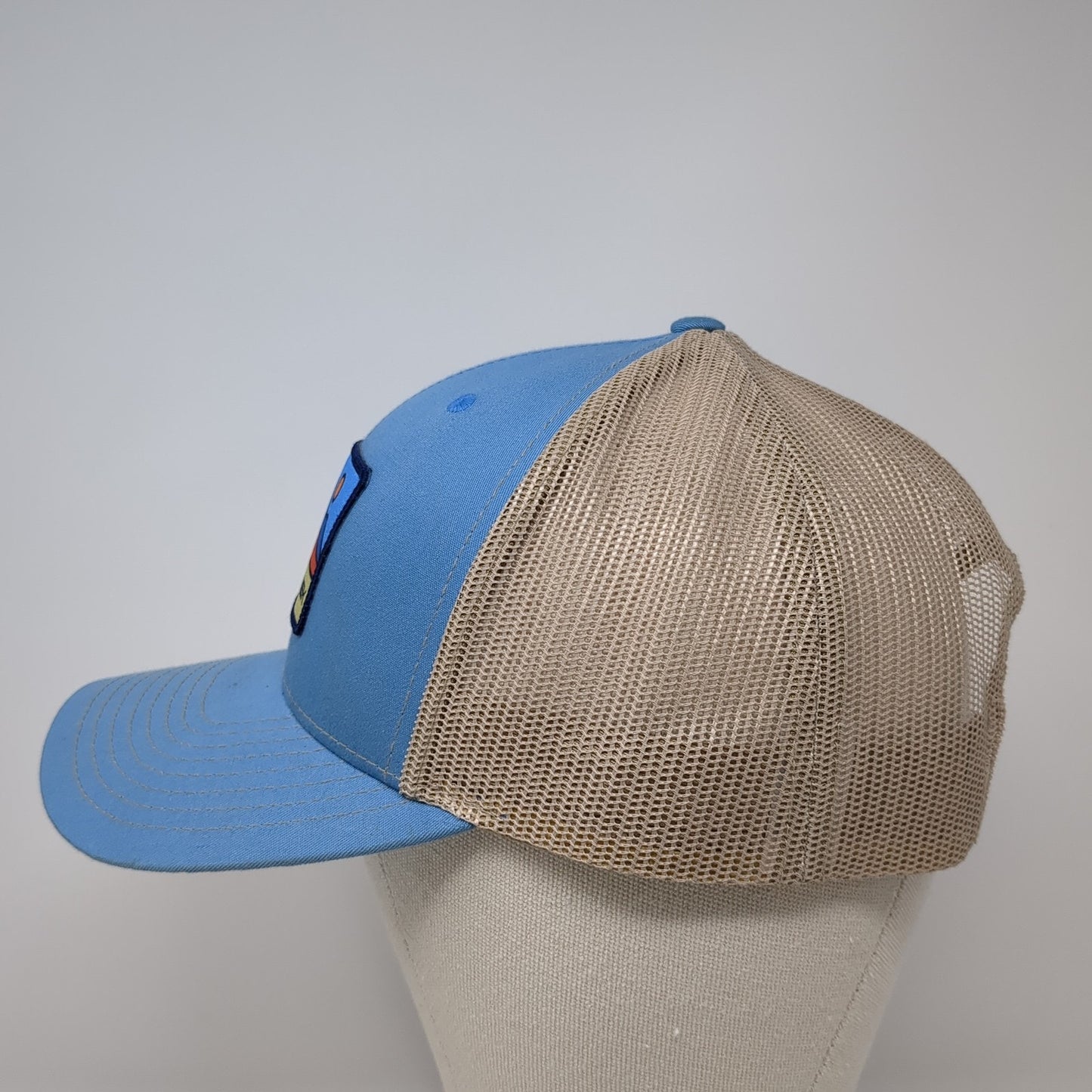 Fifth Wheels Cedar Creek Trucker Hat Blue OS Adjustable Mesh Back Richardson