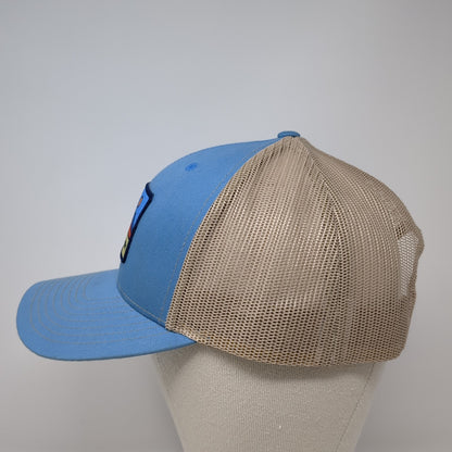 Fifth Wheels Cedar Creek Trucker Hat Blue OS Adjustable Mesh Back Richardson