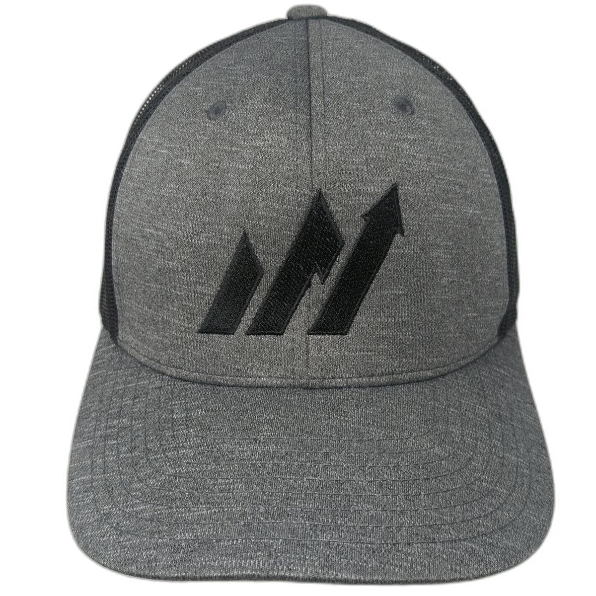 Team Webco Americor Trucker Hat Gray One Size Mesh Back Snapback Logo Structured