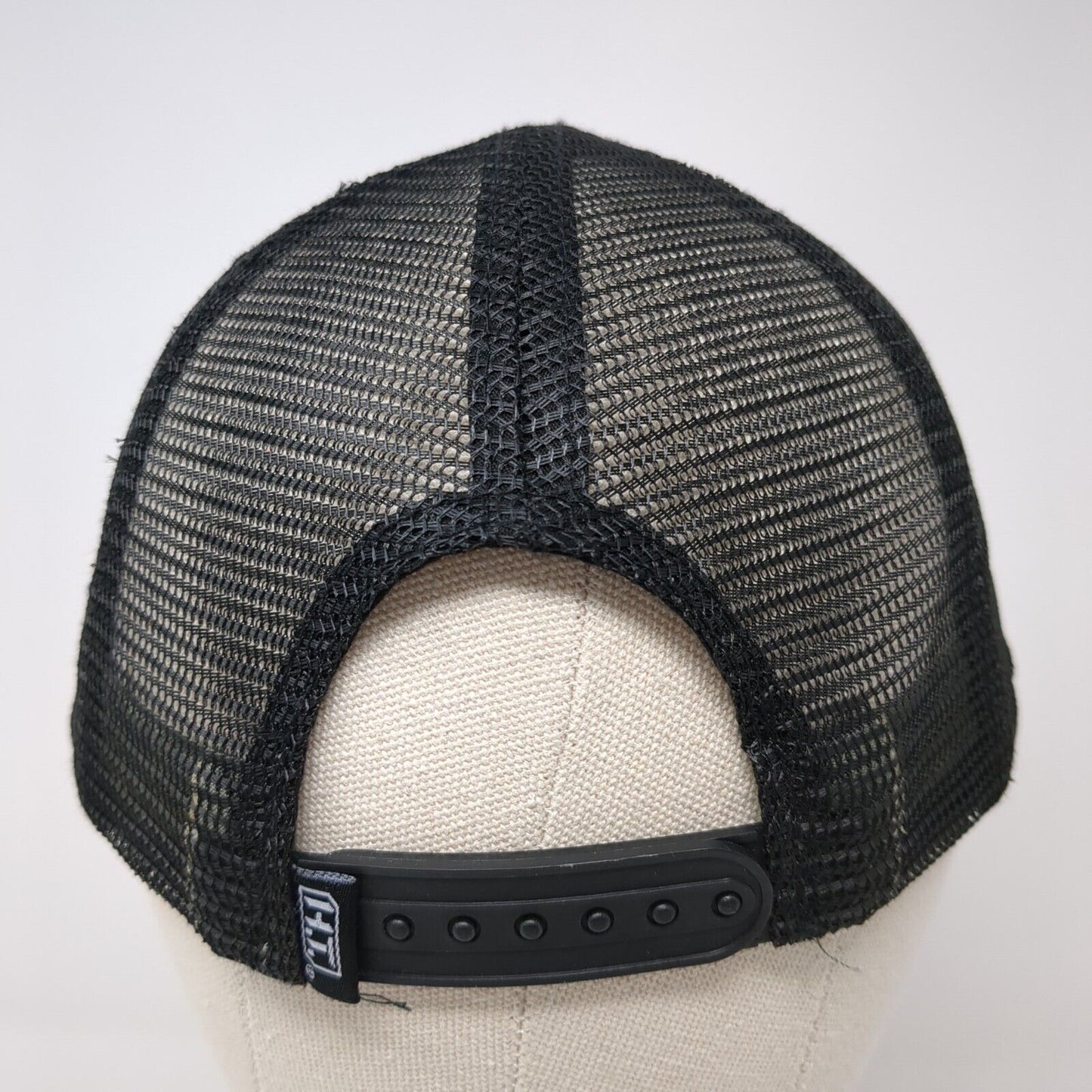 American Flag Mesh Back Trucker Hat Gray One Size Highland Tactical