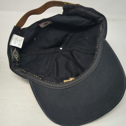 Earls Kitchen Bar Baseball Cap Black One Size Slideback Canada Flag Gold Hat