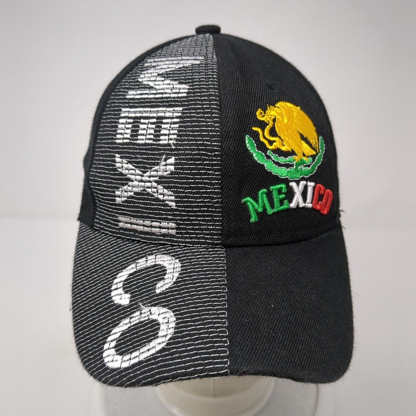 Mexico Playa Del Carmen Strapback Hat Black OS Adjustable Patriotic Starbox Caps