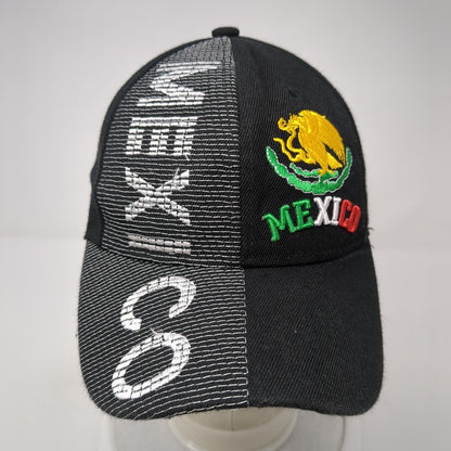Mexico Playa Del Carmen Strapback Hat Black OS Adjustable Patriotic Starbox Caps