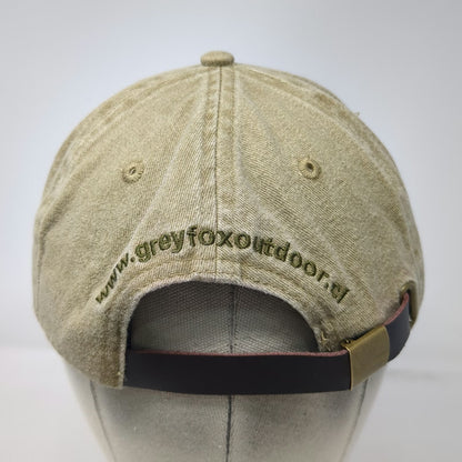 Greyfox Outdoor GFO Logo Baseball Cap Brown One Size Slideback Adjustable Hat