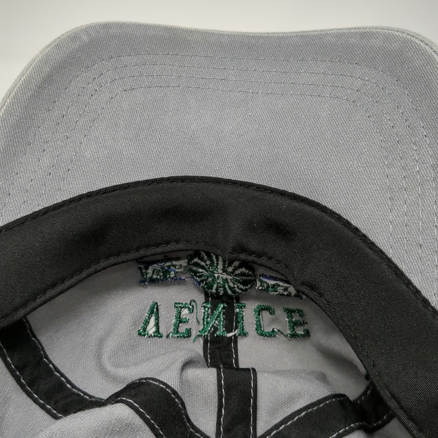 David and Young Baseball Cap Hat Gray One Size Venice Athl League Basketball