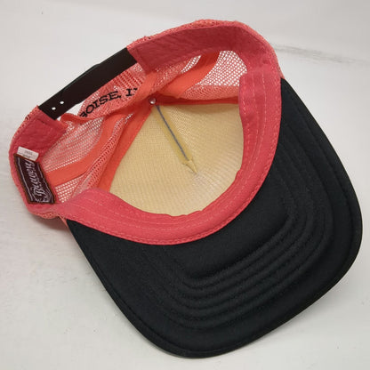 Brewery Branding Co. Trucker Hat Gray Orange One Size Barbarian Brewing Boise ID