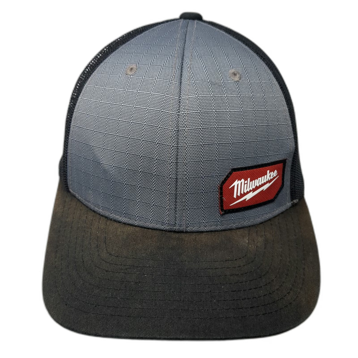Milwaukee Trucker Hat Black One Size Mesh Back Snapback Gridiron Workwear