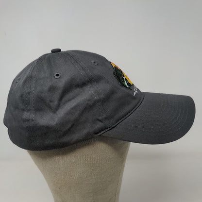 Bass Pro Shops Club Men's Slideback Hat Gray Adjustable Embroidered Logo Cotton