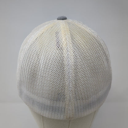 Diesel Nation Established 2013 Fitted Trucker Hat Gray OS Flexfit Mesh Yupoong