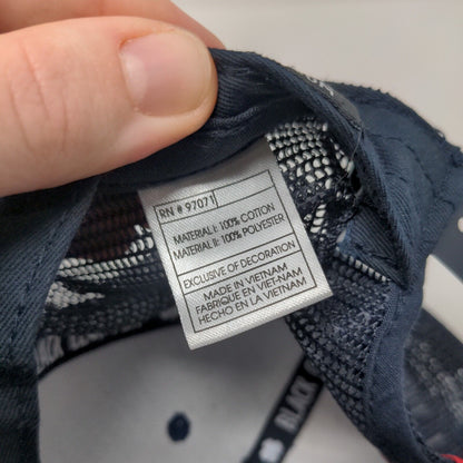 Black Clover Est. 2008 Live Lucky Snapback Trucker Hat Blue OSFA Mesh Back