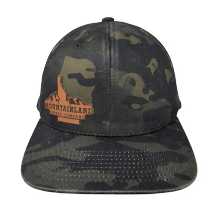Mountainland Supply Company Snapback Hat Camouflage One Size Adjustable Yupoong