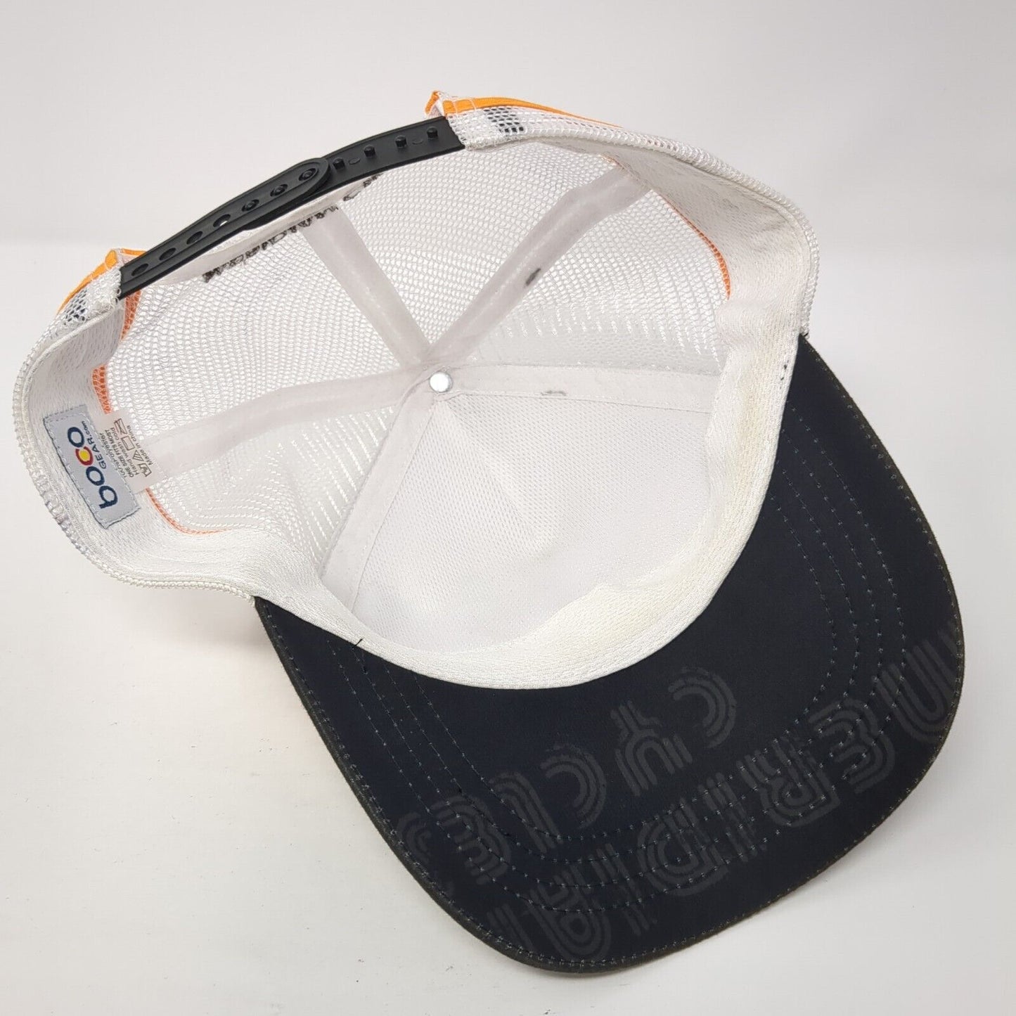Meridian Cycles Snapback Trucker Hat Black OS Adjustable Mesh Back Boco Gear