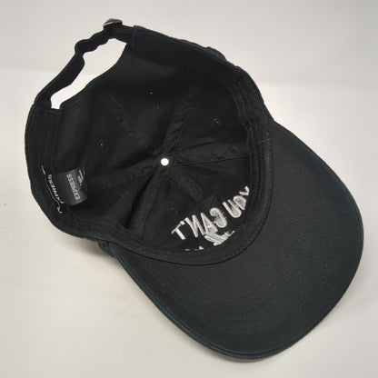 You Can't Sip With Us Slideback Baseball Cap Black One Size Adjustable Express