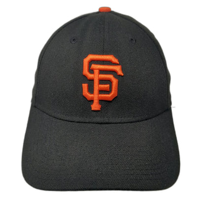 New Era MLB San Francisco Giants Baseball Cap Black M Hat Stretch Fit 39THIRTY