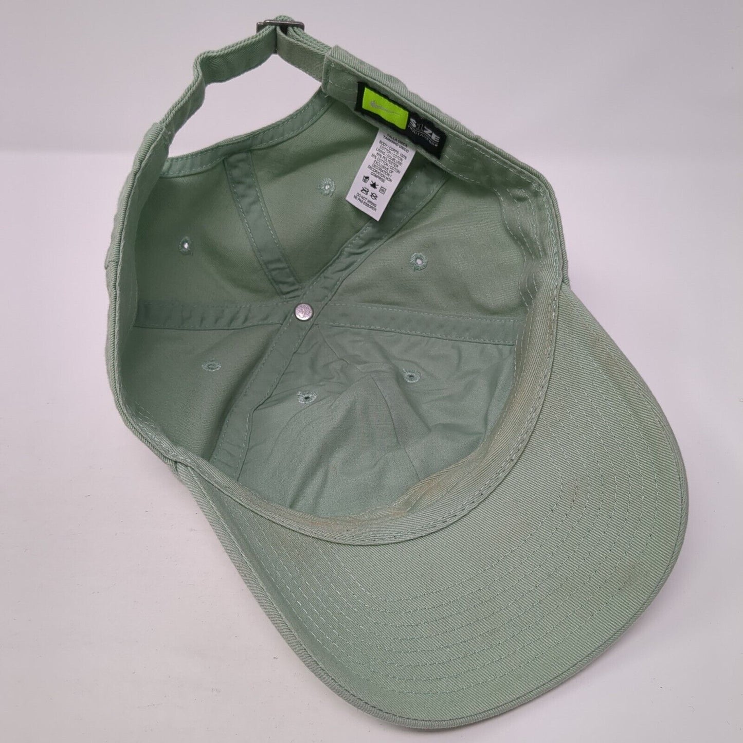 Nike Slideback Hat Green One Size Adjustable Embroidered Heritage86 Cotton