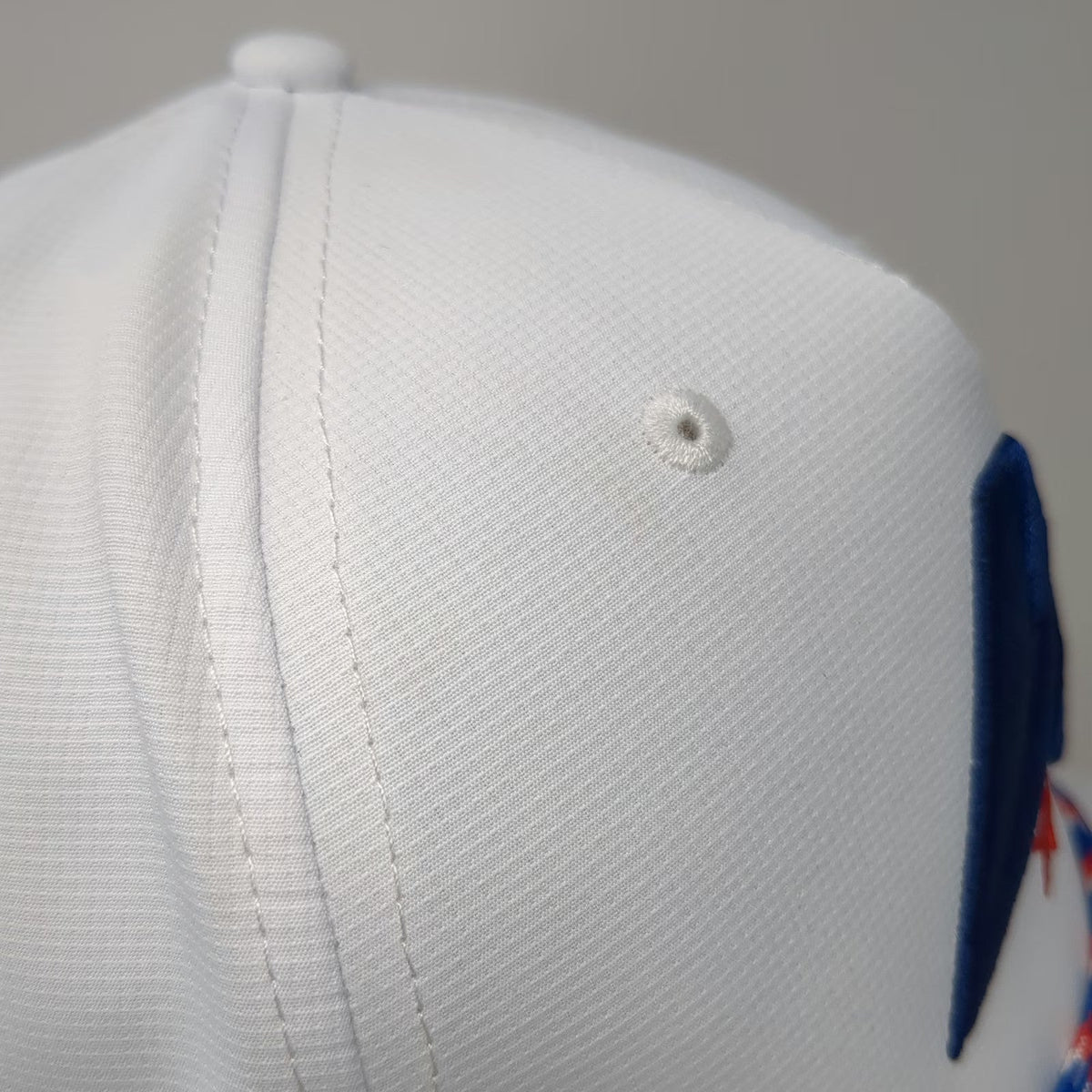 Cap America 5 Panel White One Size Hat Demo Day 10th Anniversary Rope Snapback