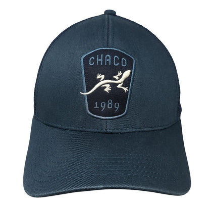 Chaco 1989 Snapback Mesh Back Trucker Hat Blue One Size Adjustable