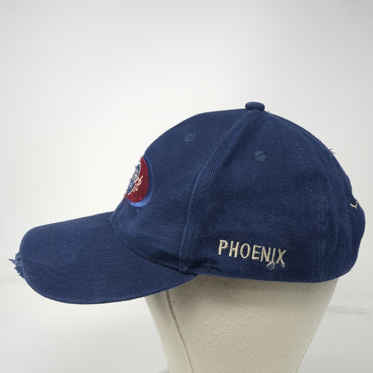 Hard Rock Cafe Phoenix Blue Baseball Cap One Size Slideback Embroidered Logo Hat