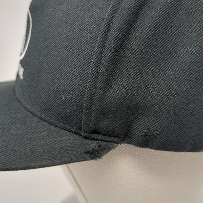 Active Ent. Snapback Hat Black One Size Adjustable Embroidered Classics Yupoong