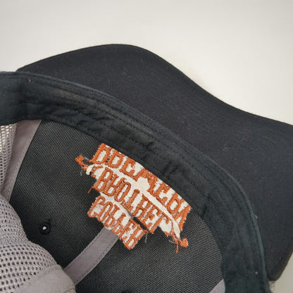Richardson Trucker Hat Black Gray One Size Mesh Snapback Copper Brothel Brewery