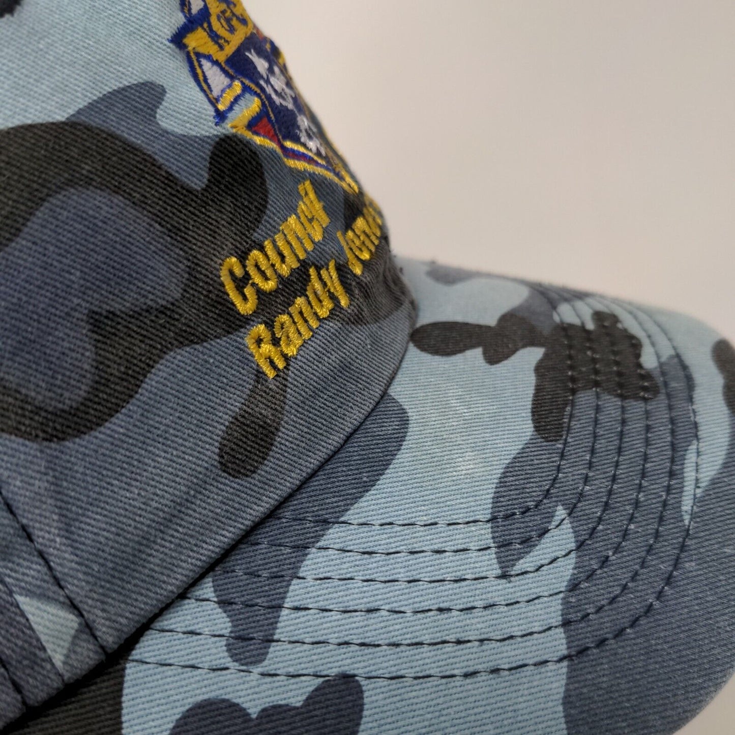 Council #5150 Randy Jones Memorial Strapback Hat Blue Camo OSFA Port Authority