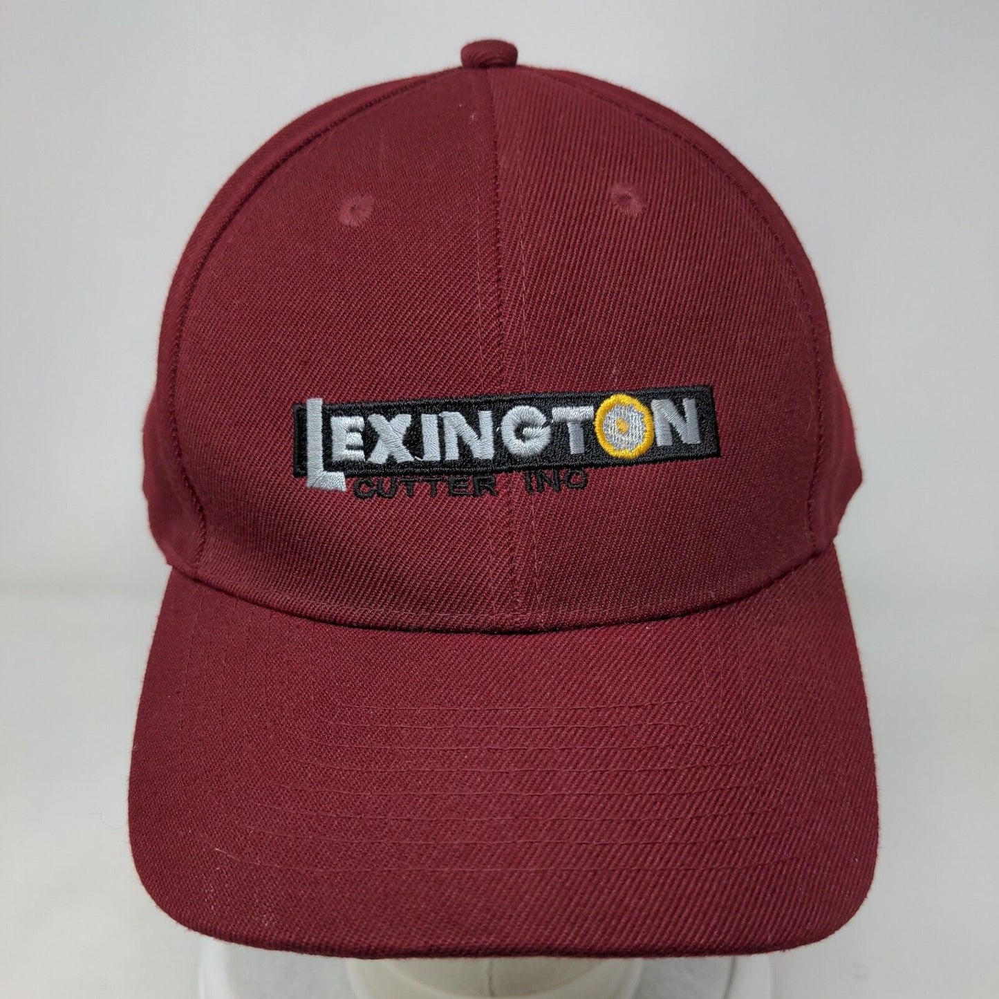 Lexington Strapback Hat Red One Size Adjustable Embroidered Nissin Cap