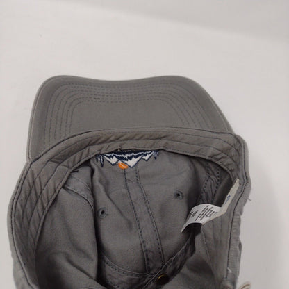 Life Is Good Mountains Chill Slideback Hat Gray OSFA Solid Embroidered