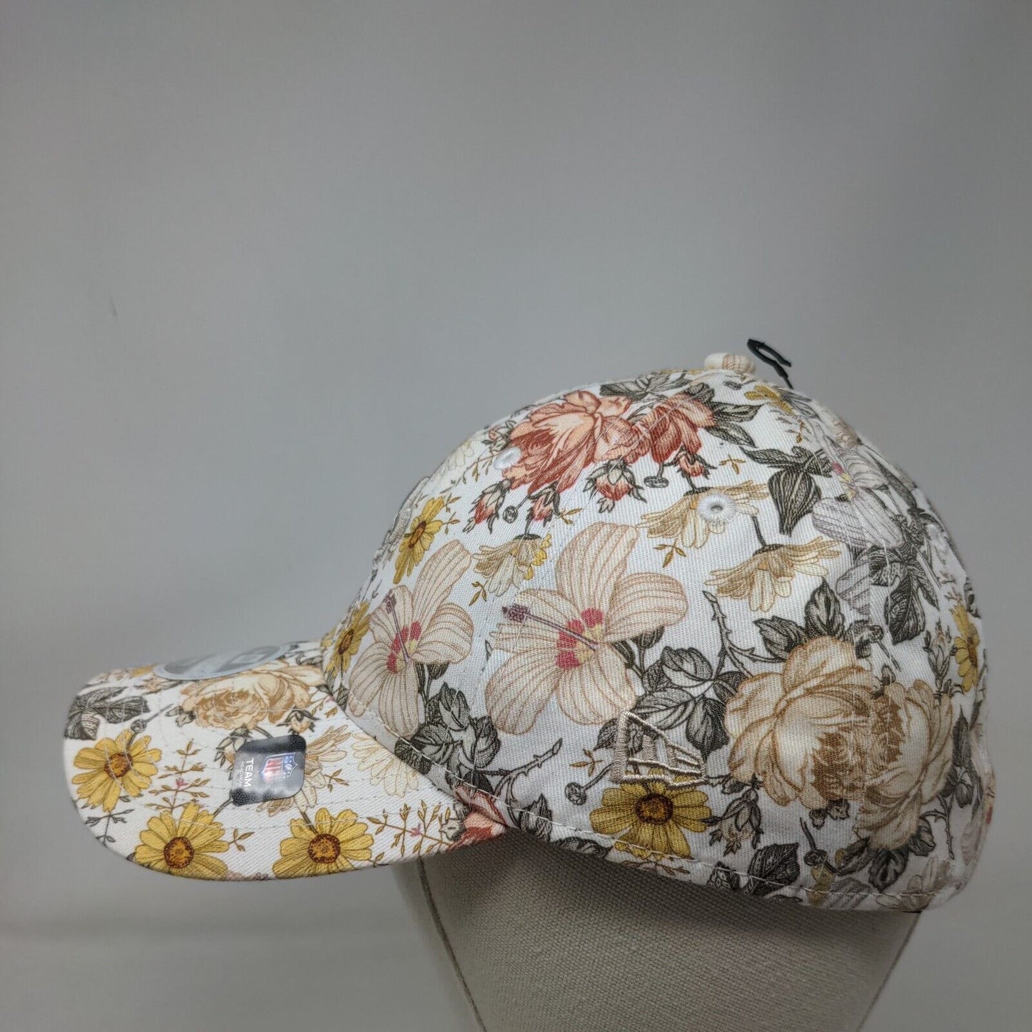 New Orleans Saints Women's Slideback Hat Floral Pattern New Era 9 Twenty