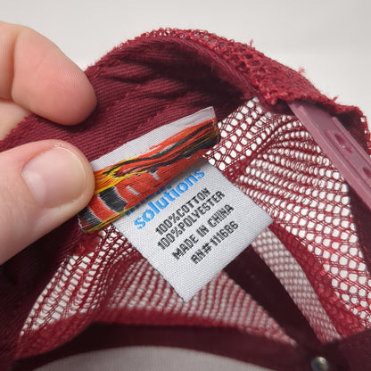 Raising Cane's Chicken Fingers Mesh Back Trucker Hat Red One Size