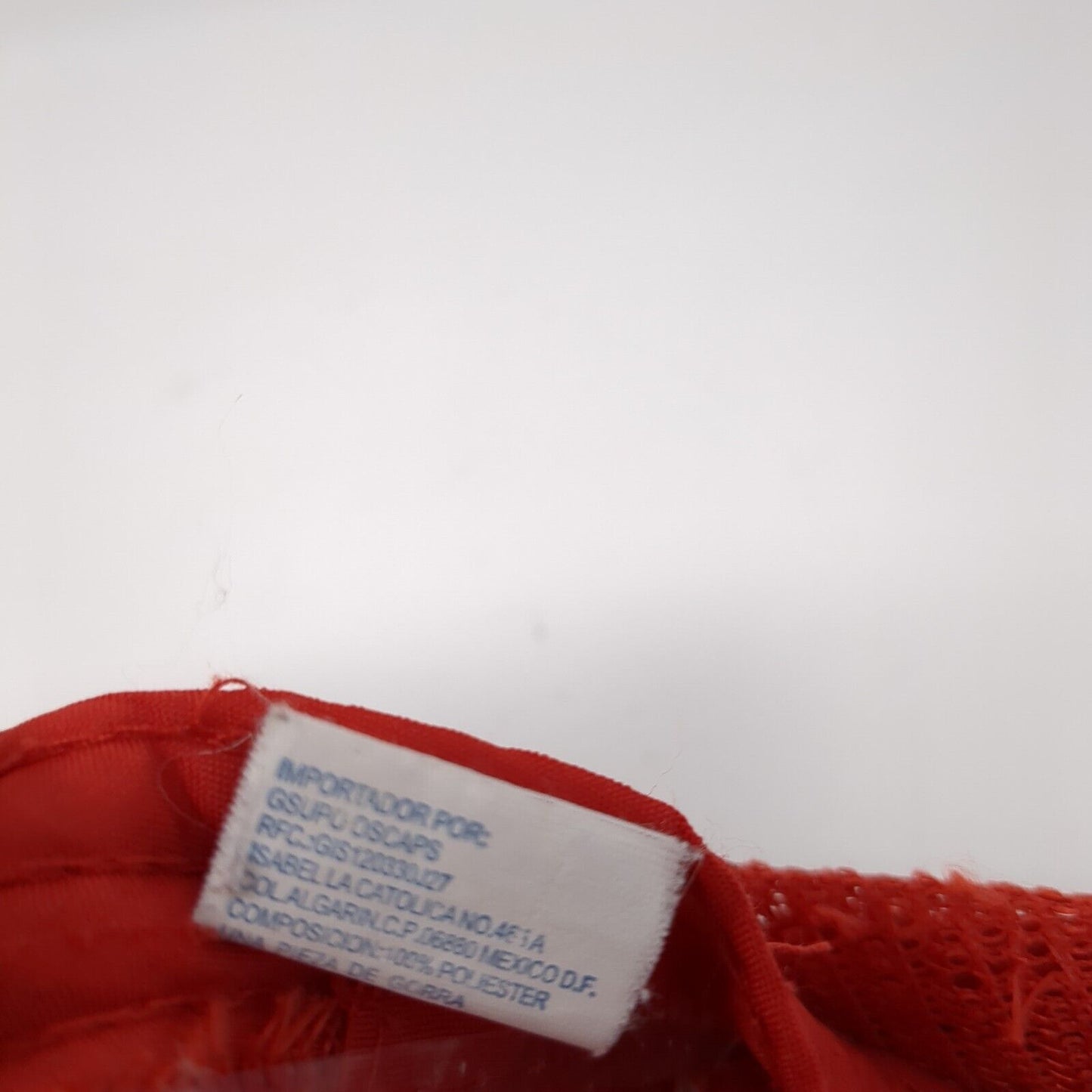 Te Amo Peru Snapback Mesh Back Trucker Hat Red One Size Colorblock