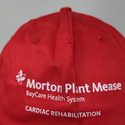 Morton Plant Mease Cardiac Rehabilitation Strapback Hat Red One Size Hit Wear