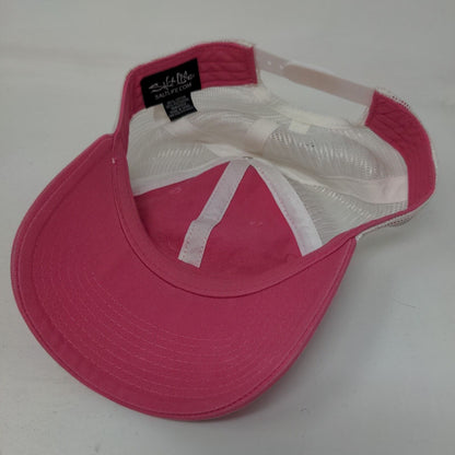 Salt Life Livin' Salty Since 2003 Trucker Hat Pink OSFM Mesh Back 6 Panel