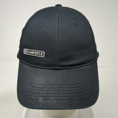 Loomstate Chipotle Logo Black One Size Baseball Cap Hat Organic Cotton Strapback
