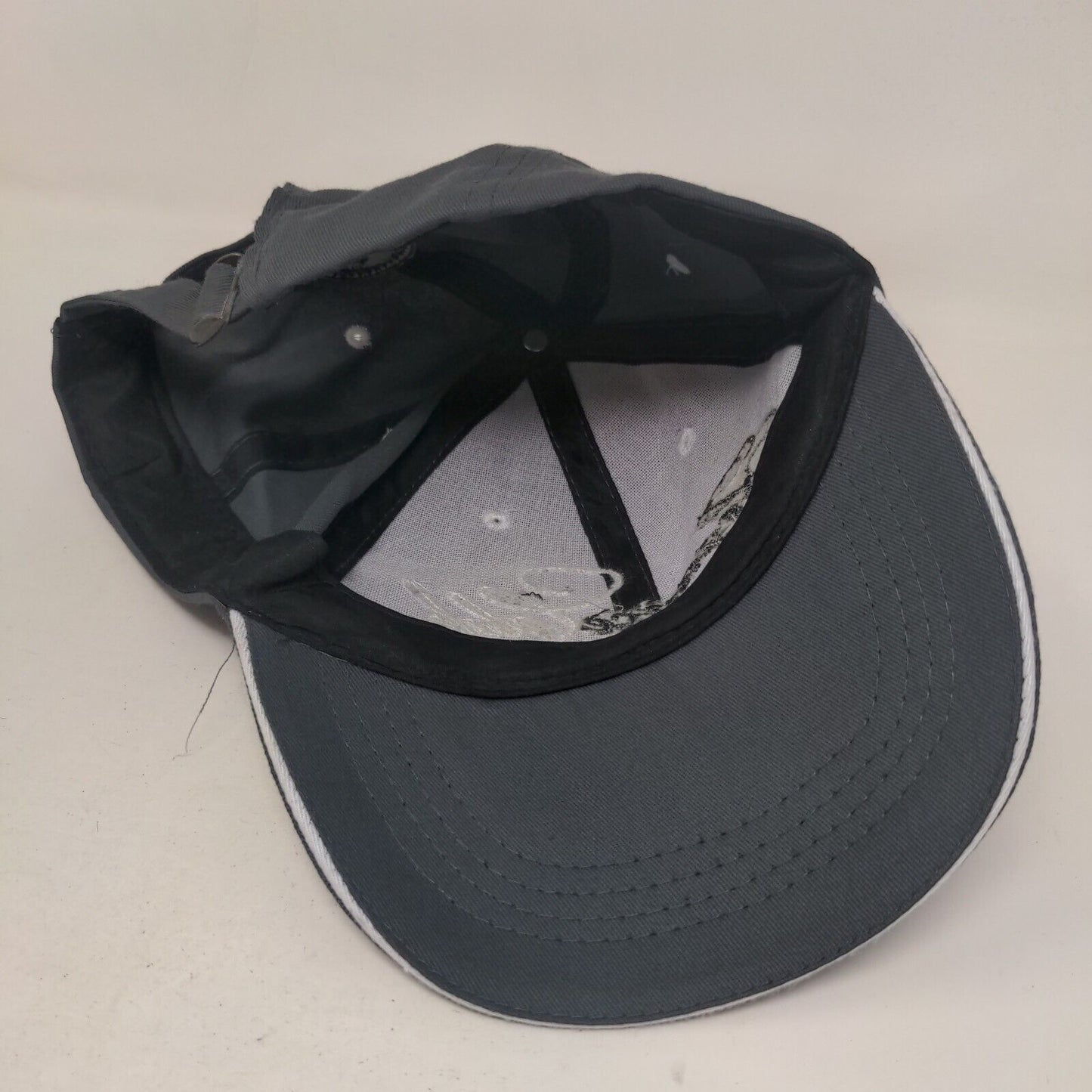 Elegance Club by Majestic Resorts Slideback Hat Gray One Size Embroidered