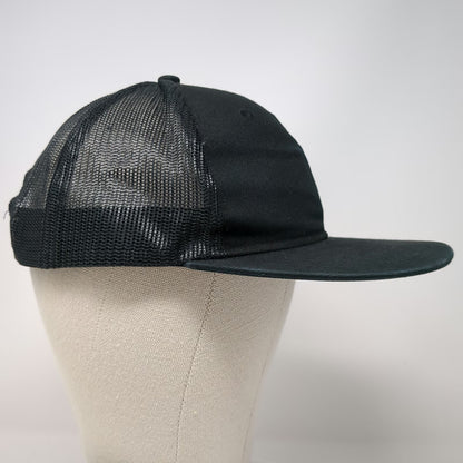 Port Authority Trucker Hat Black One Size B.W & Wrecker Service Mesh Snapback