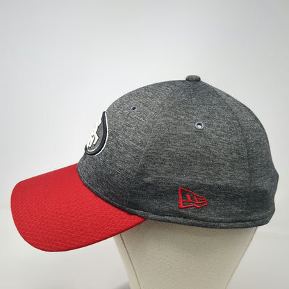 New Era 39THIRTY Baseball Cap Gray Red M San Francisco 49ers NFL Stretch Hat