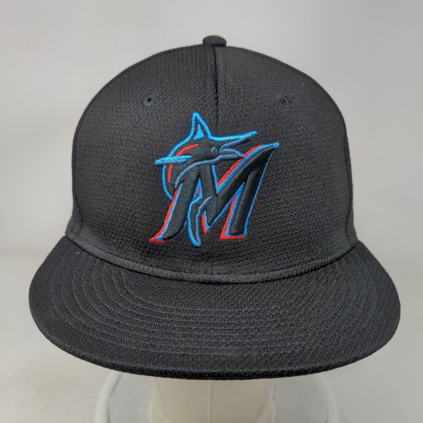 Florida Marlins Strapback Hat Black OSFM Embroidered Logo OC Sports MLB