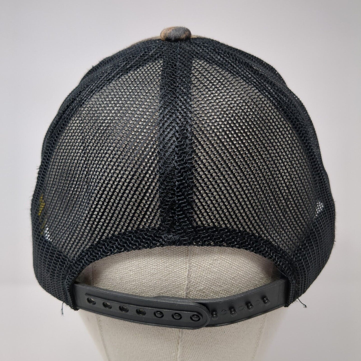 Cabela's Snapback Trucker Hat Camouflage One Size Adjustable Mesh Back 6 Panel