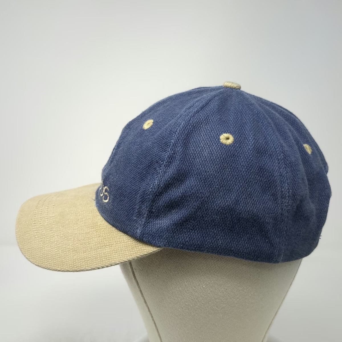 SAN SUN Barbados Baseball Cap Blue One Size Embroidered Slideback Graphic Hat