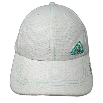 Adidas Baseball Cap White One Size ClimaCool Breathable Mesh Strapback Hat